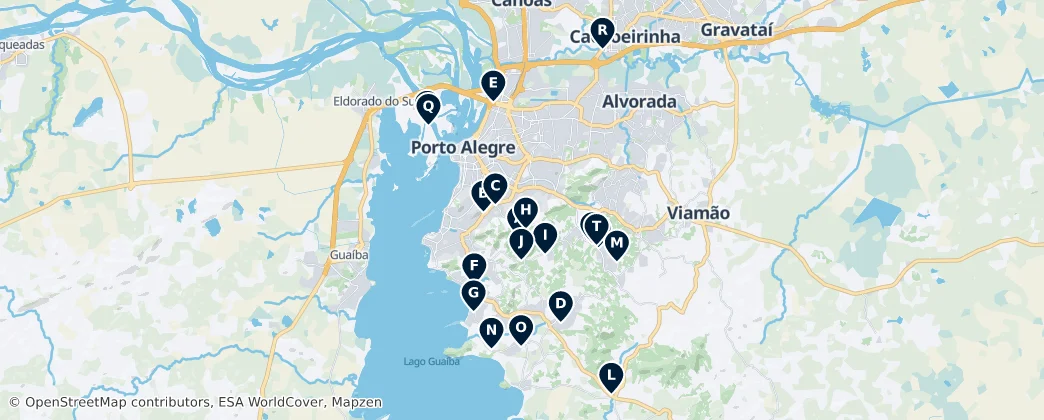 Map of Sacred Sites of Interest
