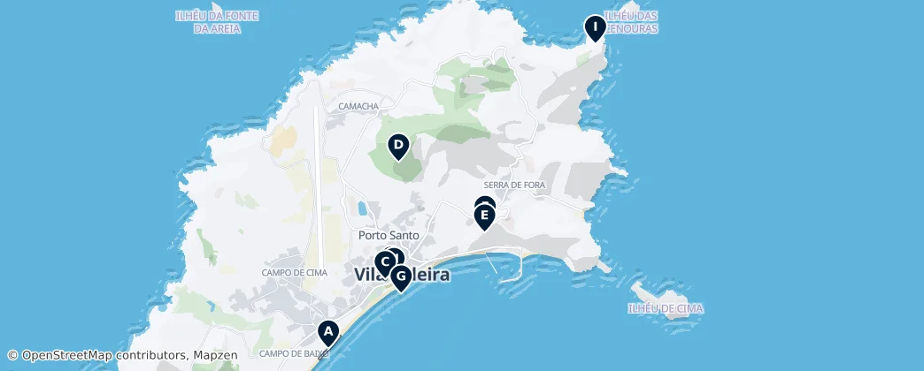 Porto Santo Essentials — Map