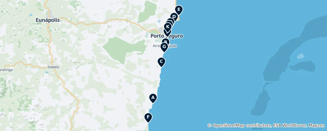 Map of Best Beaches