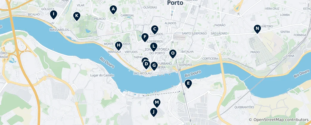 Mappa di Porto's Best Museums