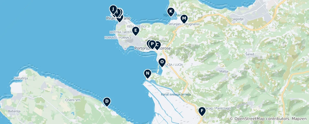 Map of Coastal Flavors