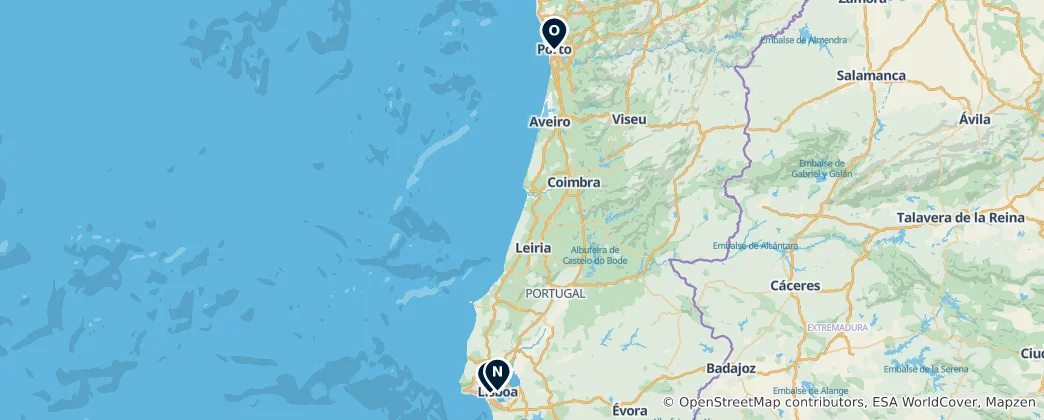 Mapa Architectural Highlights