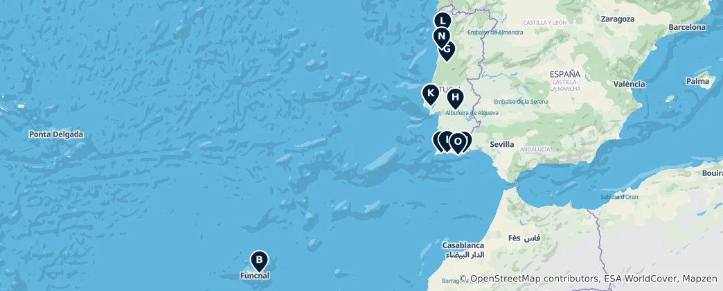 Map of Portugal's Hidden Gems