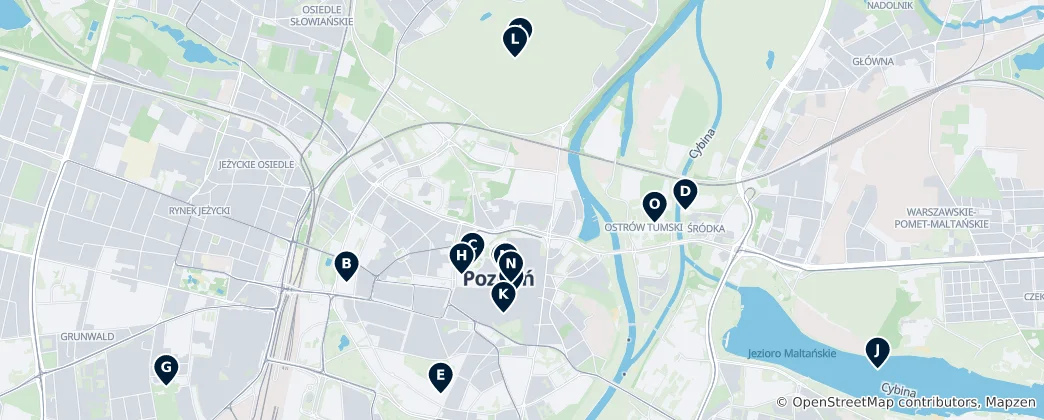 Map of Poznań's Timeless Treasures