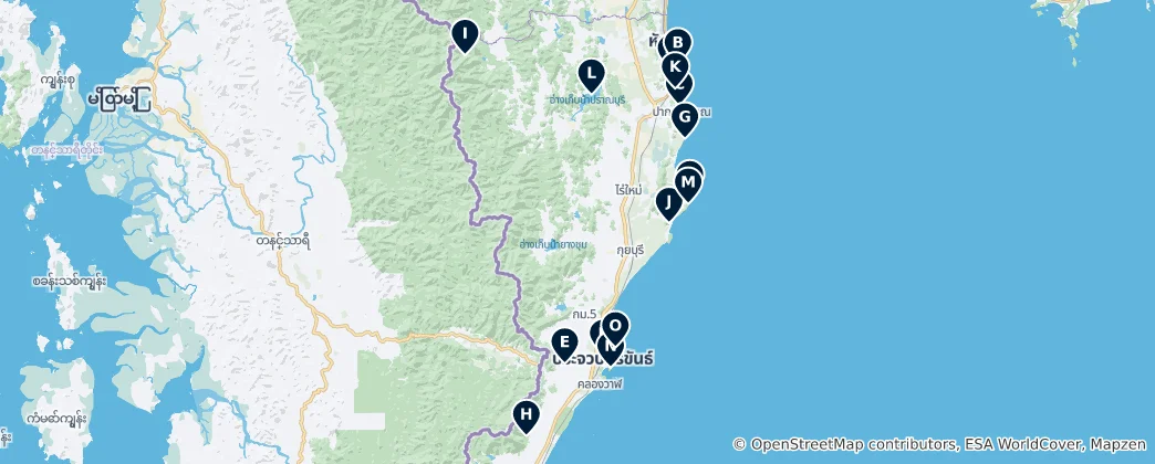 Map of Nature & Scenic Views