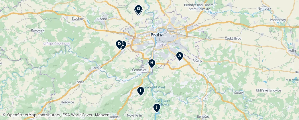 Map of Parks and Recreational Areas