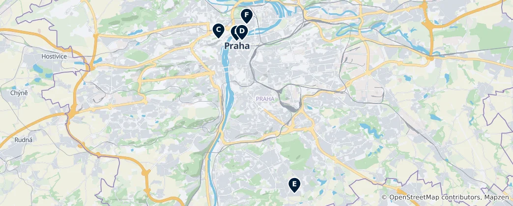 Mappa di Editor's Choice