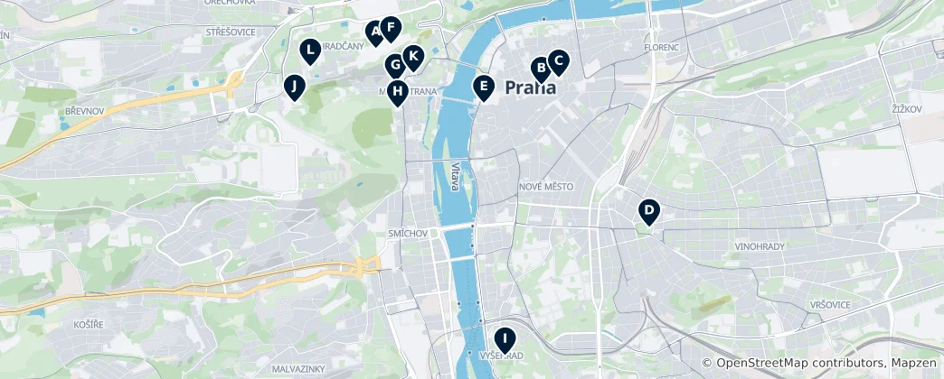 Map of Historic Churches