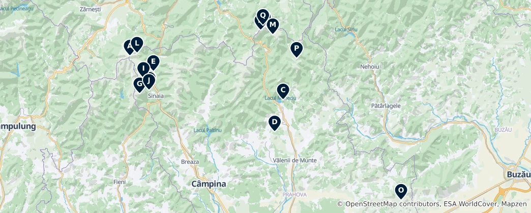 Map of Majestic Mountain Vistas