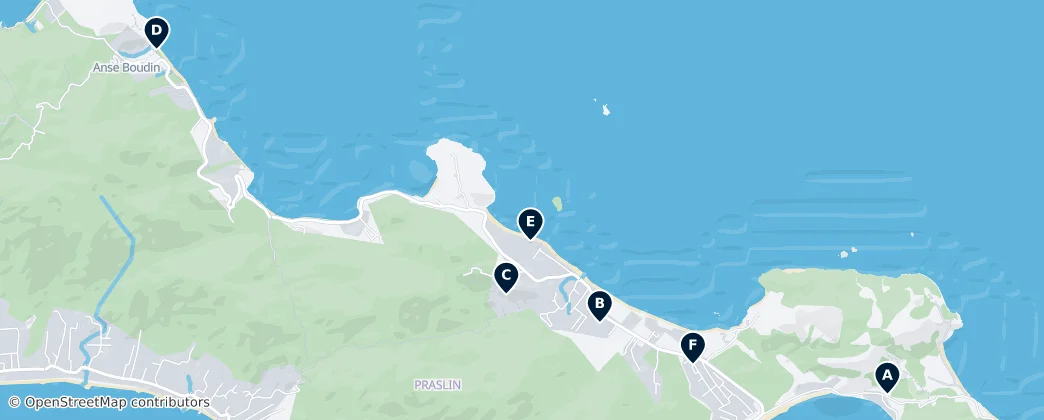 Praslin's Hidden Culture – Mapa