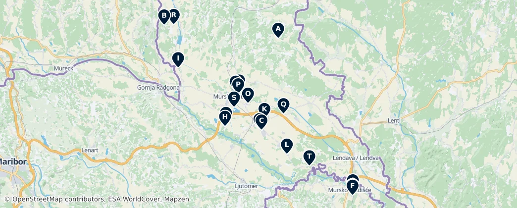 Local Crafts and Produce — Map