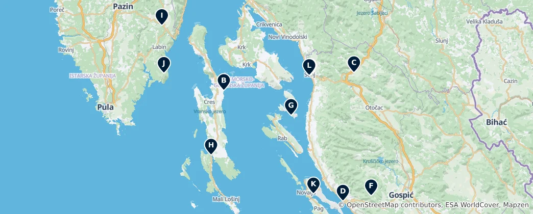 Mapa Castles & Forts Highlights