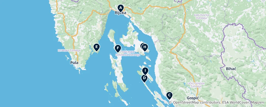 Карта Historic Churches & Cathedrals