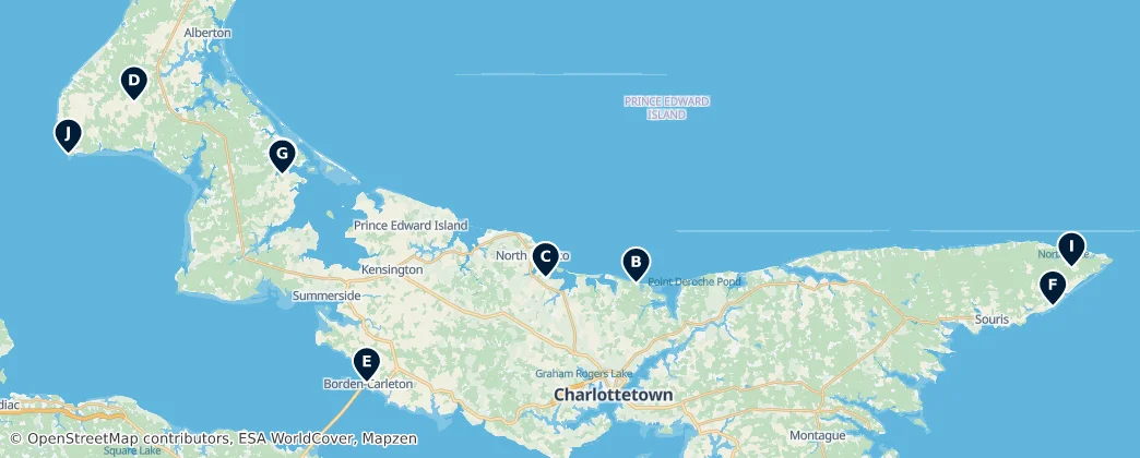 Historic Sites & Museums — Map