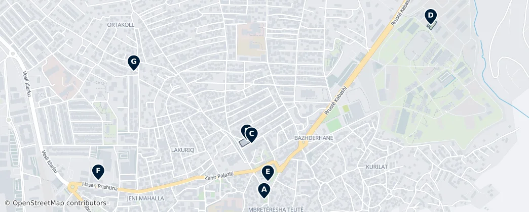 Prizren Essentials – Mapa