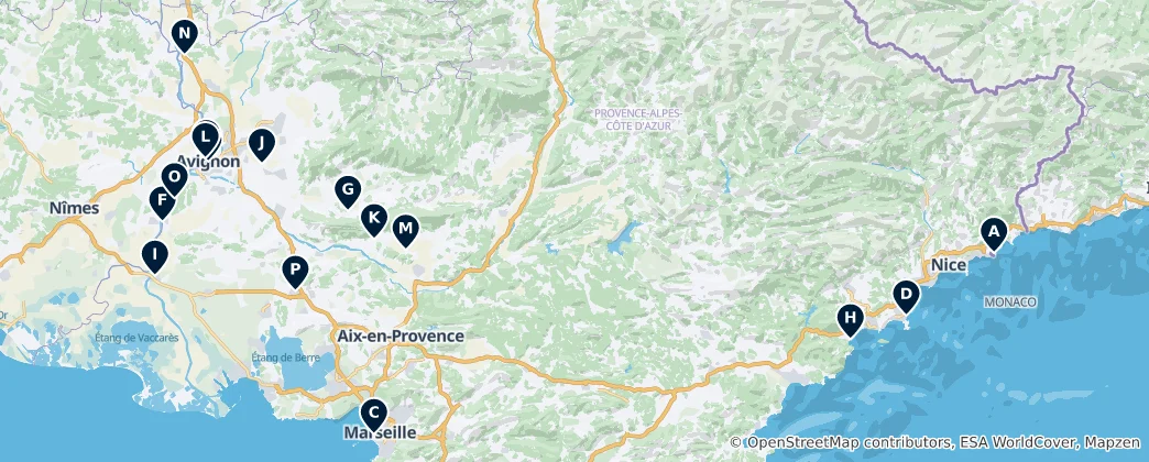 Mapa De Castillos y Fortalezas