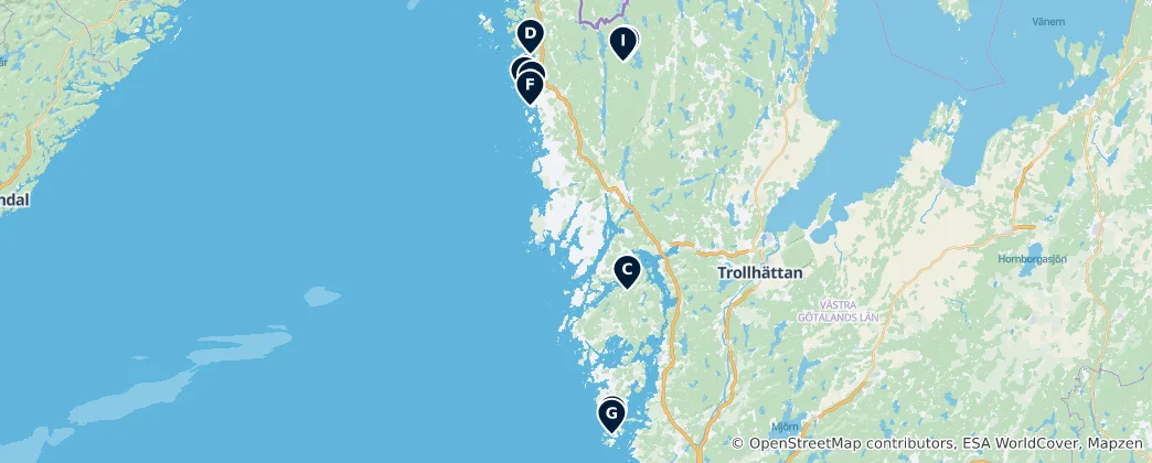 Mapa Campsite & Caravan Stays