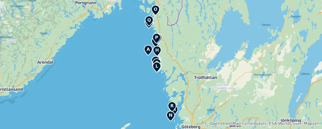 Mapa de Coastal Treasures