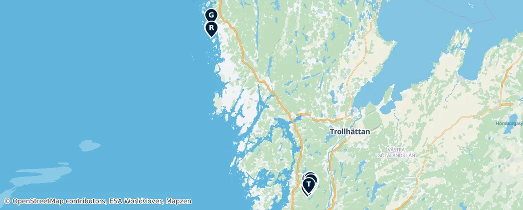 Map of Lakes and Wetlands