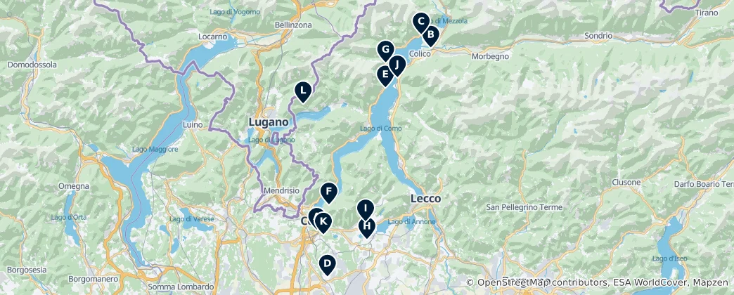 Map of Castles and Ruins