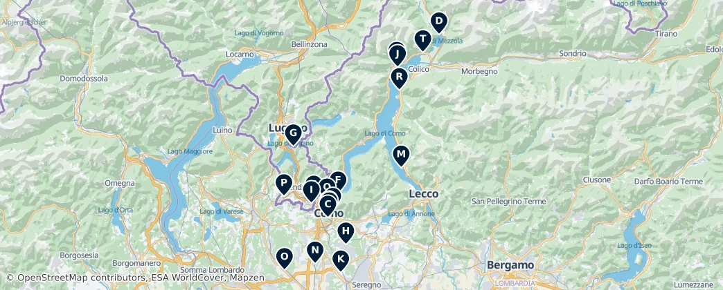 Historic Catholic Churches – Mapa