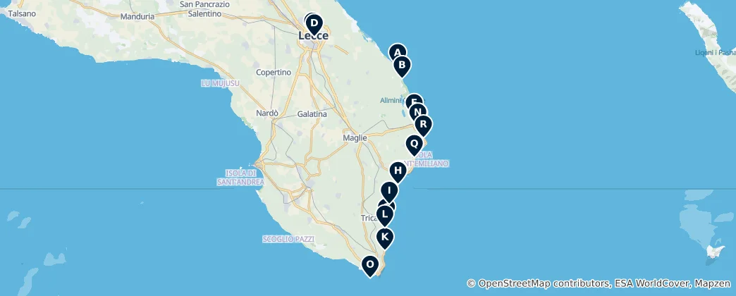 Map of Natural Wonders and Viewpoints
