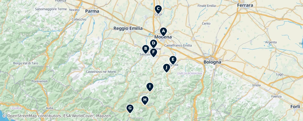 Castles & Palaces — Map