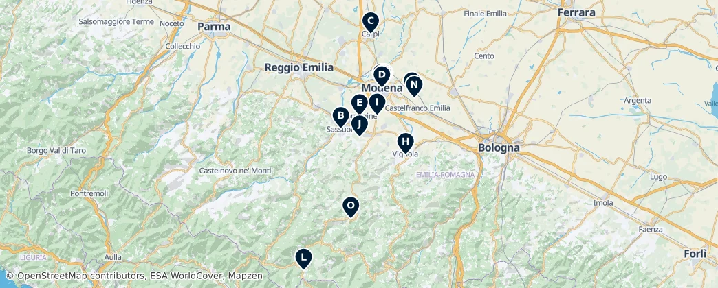 Historic Sites — Map