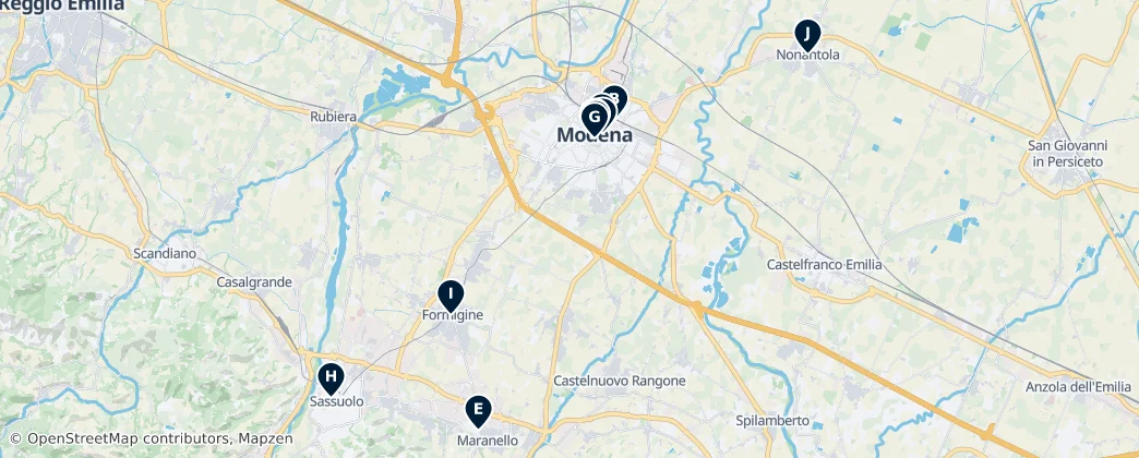Province of Modena Essentials — Map