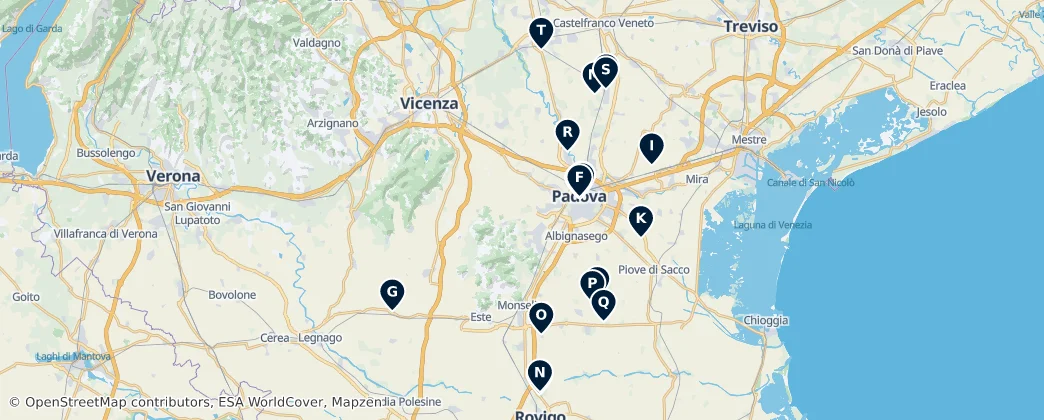 Mappa di Sacred Spaces and Shrines