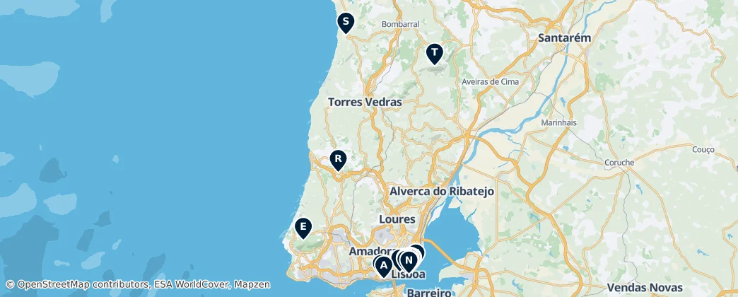 Historic Churches & Monasteries — Mapa