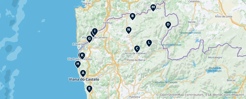 Mappa di Hidden Archaeological Gems