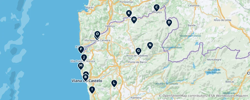 Mapa Historic Sites