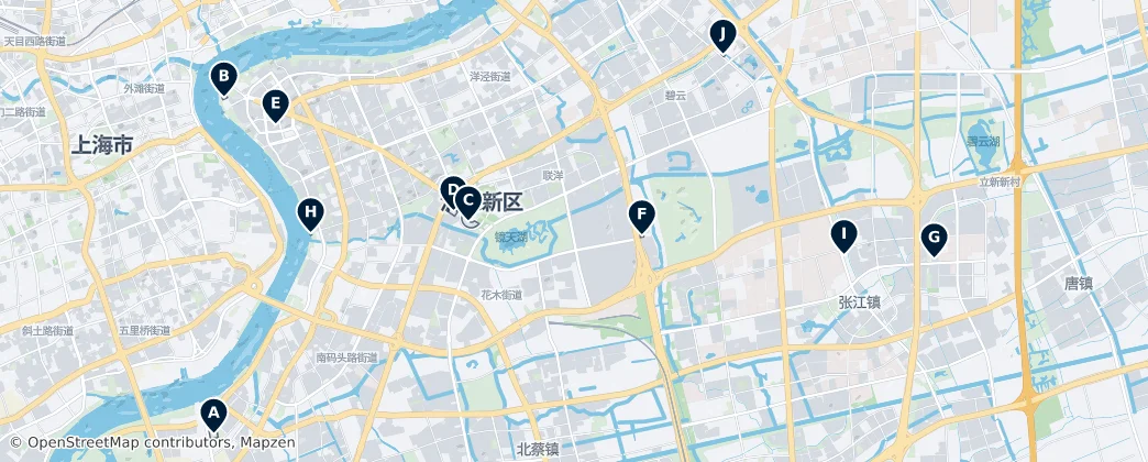 Art & Museums in Pudong – Mapa