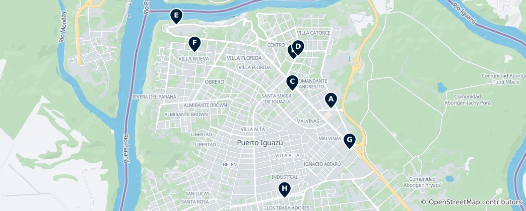 Mapa de Culinária Argentina