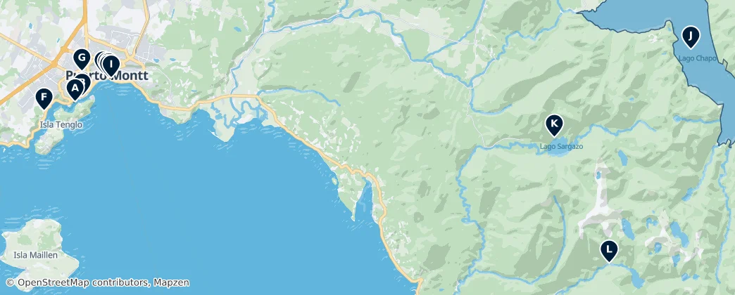 Puerto Montt Essentials – Mapa