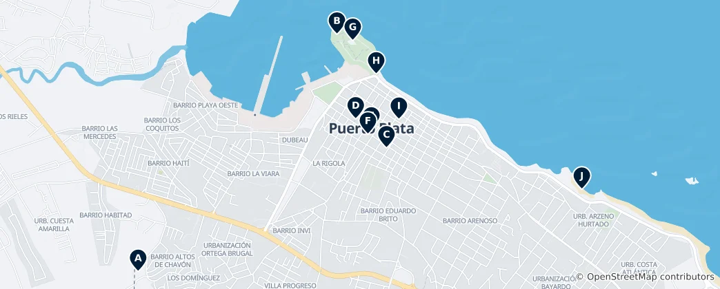 Map of Puerto Plata Essentials