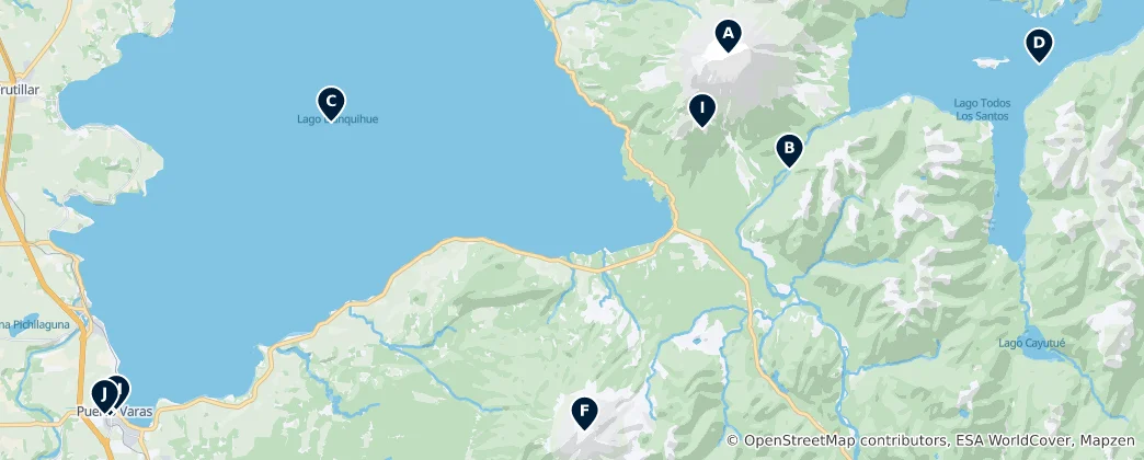 Mapa Puerto Varas Essentials