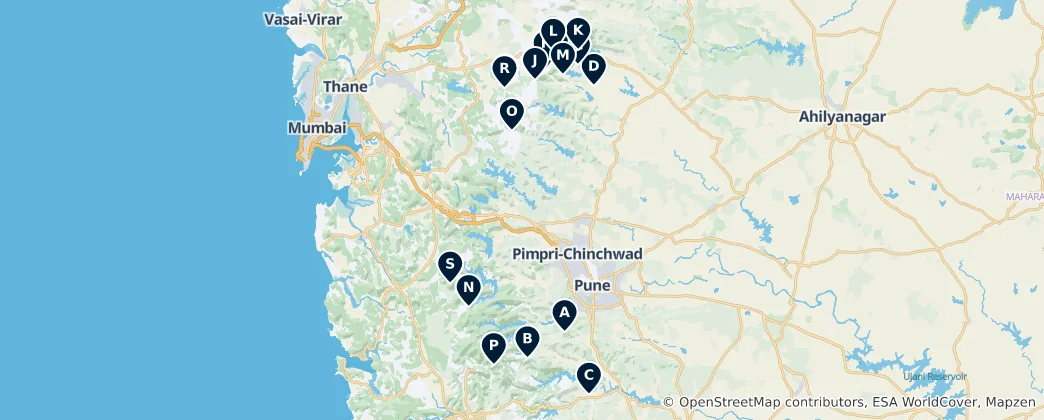 Mapa Forts and Castles