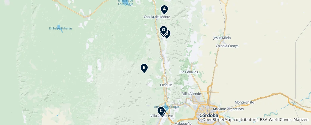 Mapa Hidden Gems