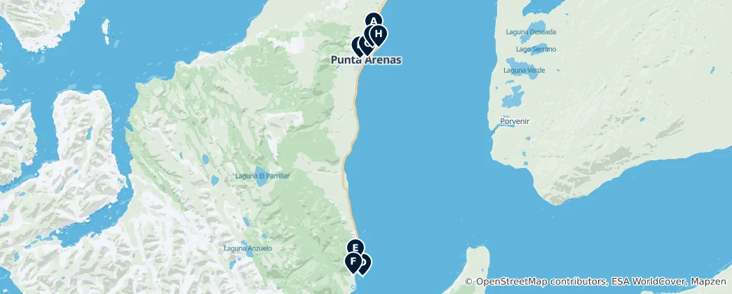 Mapa Museums and Monuments