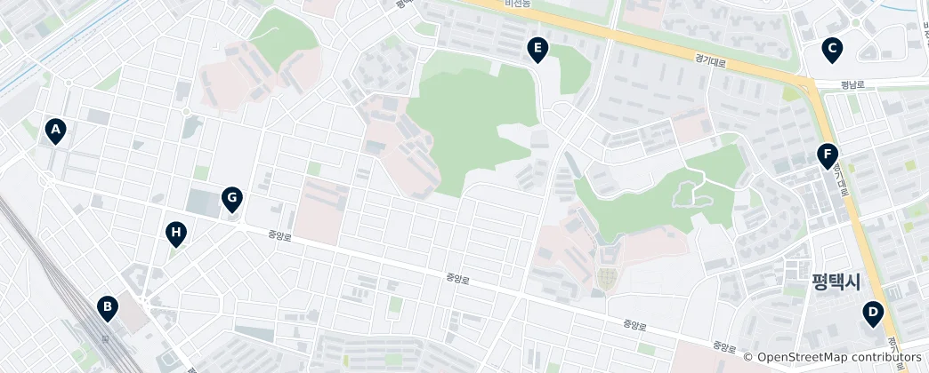 Mapa Pyeongtaek Essentials