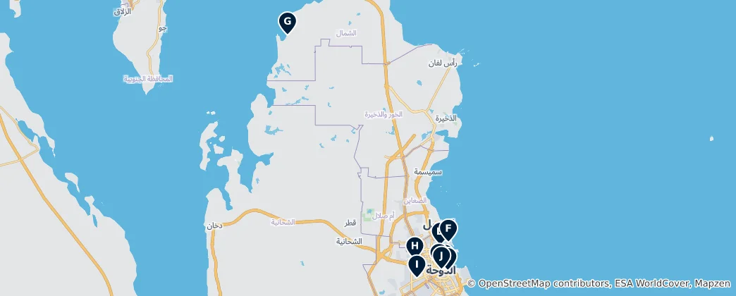Map of Qatar Essentials