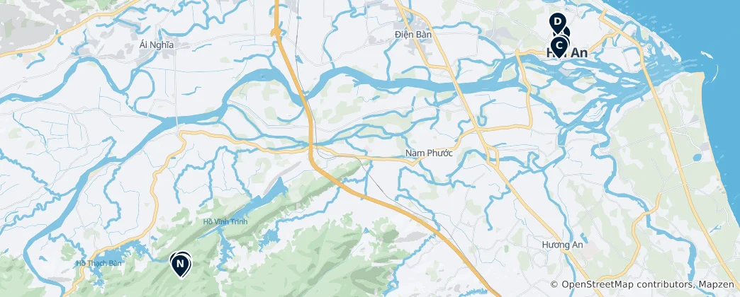 Map of Vietnam's Ancient Ruins