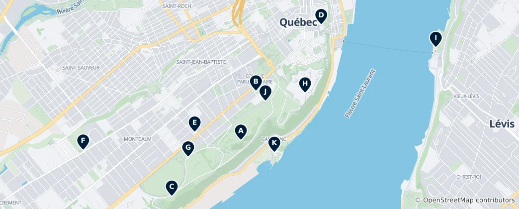 Map of Historic Monuments and Memorials