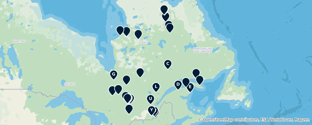 Mapa de Spectacular Nature Viewpoints