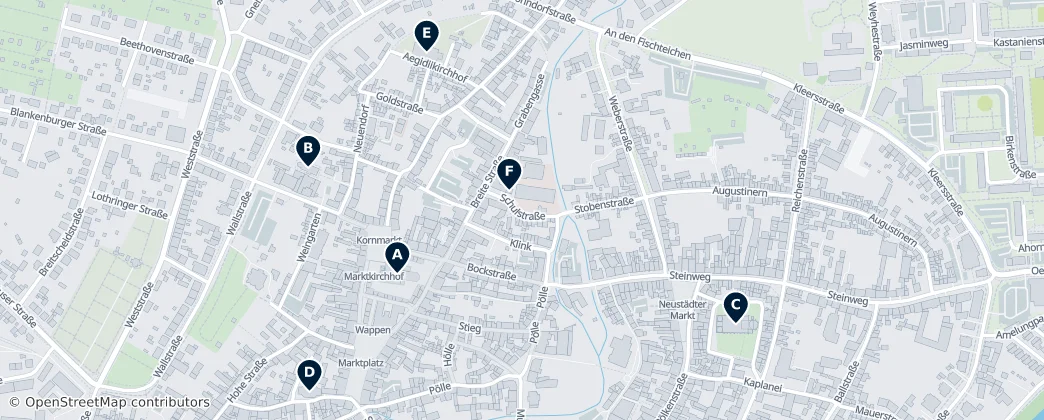 Historic Churches of Quedlinburg — Mapa