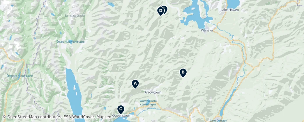 Queenstown Ski Adventures — Map