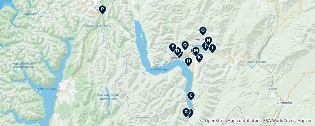 Mapa De Viewpoints and Scenic Spots