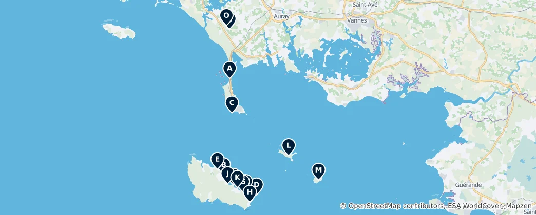 Mapa Historic Fortifications